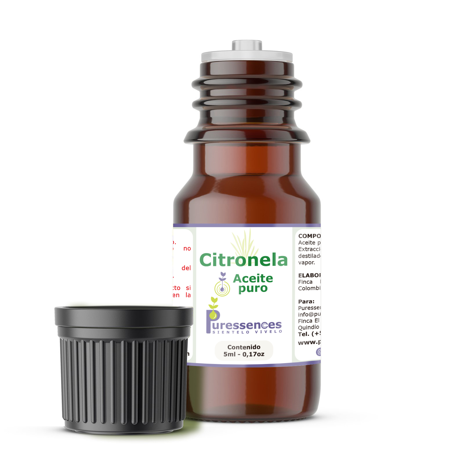 Aceite Puro de Citronela 5ml